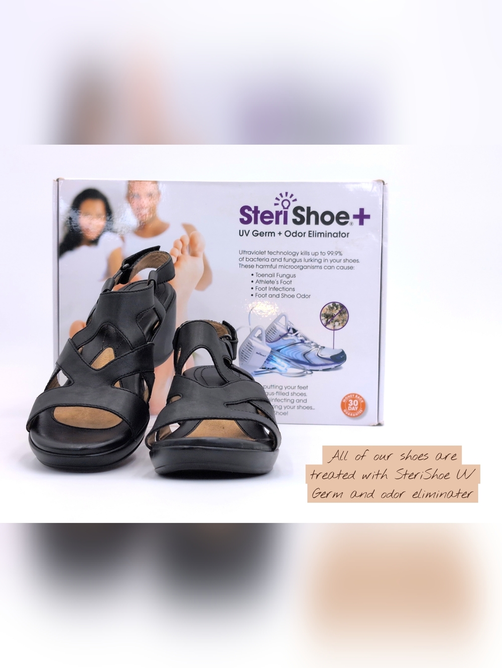 Naturalizer Tanner Size 7.5M Genuine Black Leather Ergonomic Footbed Slingback - Picture 14 of 16